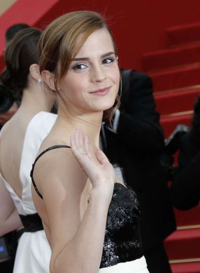 Emma Watson, sul red carpet a Cannes 2013.