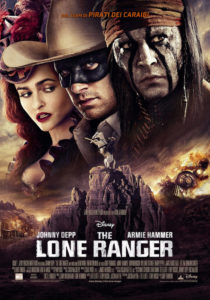 anteprima del poster italiano del film video backstage The Lone Ranger