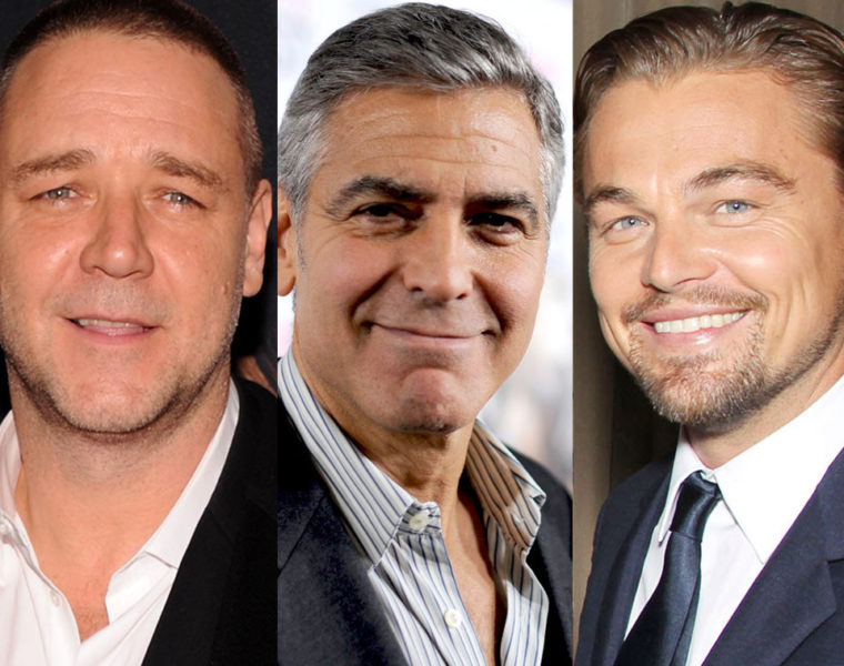 Russell-Crowe-e-Leonardo-Di-Caprio-attaccati-da-George-Clooney