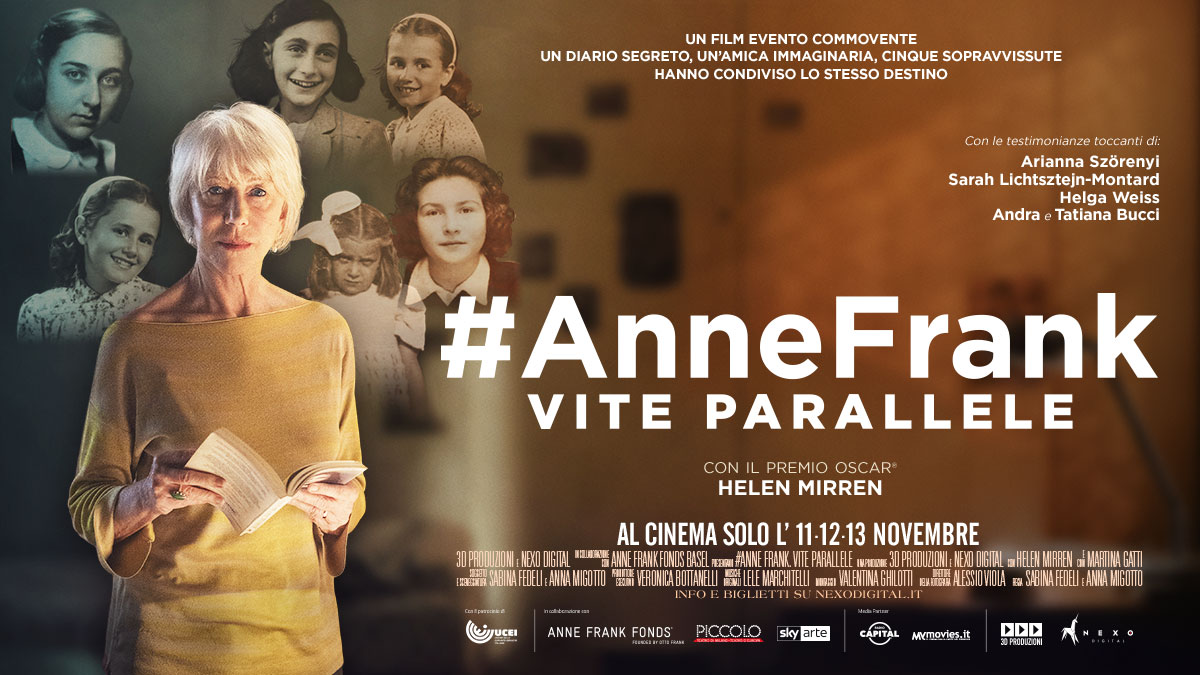 #AnneFrank. Vite parallele: ecco il trailer