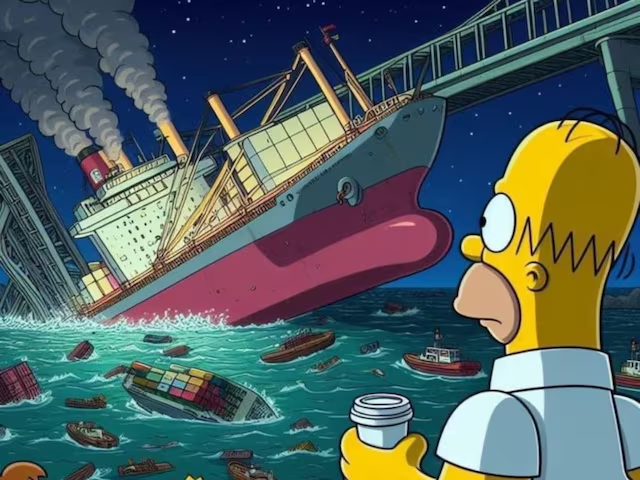 I Simpson avevano predetto il crollo del ponte di Baltimora?