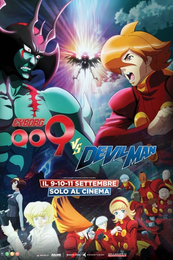 Locandina Film Cyborg 009 vs. Devilman